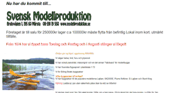 Desktop Screenshot of modellproduktion.se